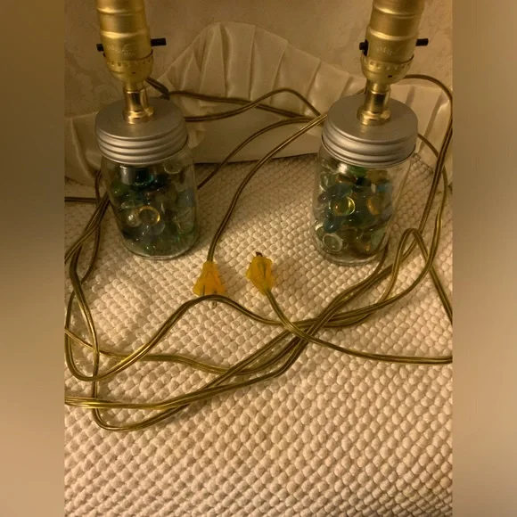 GLASS FRUIT JAR LAMPS by EXCELSIOR